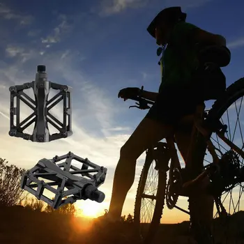 Mountain Bike Pedala Ravno Lahka Pedala Non-Slip Aluminij Zlitine Kolesa, Pedala Integrirano Oblikovanje Kolesarske Opreme,