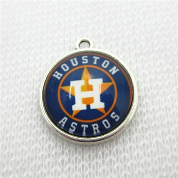 Vroče prodajo 20pcs/veliko Ameriški Baseball šport Astros Čare Šport Visijo Čare DIY zapestnico, ogrlico, nakit čare
