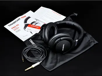 Original Takstar PRO82 pro 82 Profesionalni monitor HI-fi slušalke slušalke za stereo,PC snemanje K pesem igra bas nastavljiv