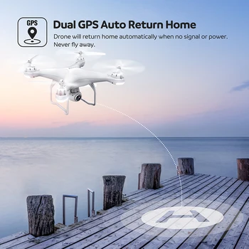 Potensic T25 GPS RC Brnenje 1080P Wifi FPV HD Kamera Višina Pridržite Tipko se Vrnete /Pristanek/ vzlet brez Glave RC Quadcopter Dron