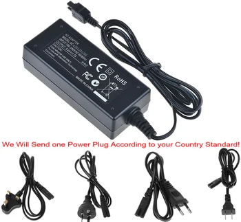 AC Power Adapter Polnilec za Sony DCR-SR30E, DCR-SR32E, DCR-SR33E, DCR-SR35E, DCR-SR36E, DCR-SR37E, DCR-SR38E Videokamera Handycam