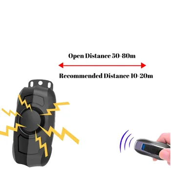 Izposoja Zadnje Luči USB Charge Brezžični Daljinski upravljalnik Rep Lučka za Kolo Finder Luč Rog Sireno Opozorilni Anti-theft Alarm#T3