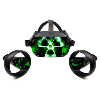 Novo Modro Ogenj Odstranljive Nalepke Vinyl Kože Nalepke Kritje Protector za Oculus Prizadevanju VR Nalepke za Varstvo Film Kože