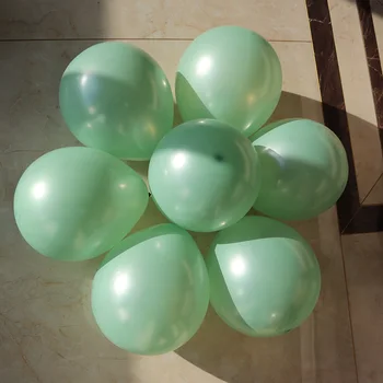 10palčni bean zeleni biser baloni, gozdno zelena kovinski balon 50/100 kozarcev globos Poroko, Rojstni dan dogodka stranka dekoracijo