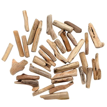 50Pcs/Paket Naravnih Driftwood Lesena, Oblike, za Ročno Obrt - Narava Lesa Rezine Obrti DIY, 1.18-3.94 palčni