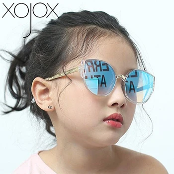 XojoX Mačka Oči Otroci Vintage Sončna Očala Blagovne Znamke Design Otroci Sončna Očala Luksuzni Fantje Dekleta Odtenki Očala