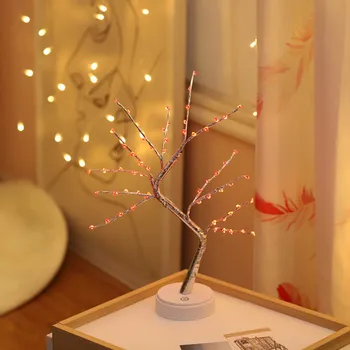 Vroče Božično Drevo Bakrene Žice Garland Svetilka Za Domačo Otroci Soba Dekor Pravljice Luči Luminary Počitnice Razsvetljava LED Luči Noč