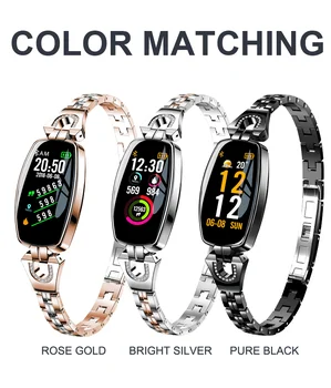 Nove Luksuzne H8 Inteligentni Pametno ročno uro Nepremočljiva Ženske Digitalni Smartwatch Ženske Srce Reat Pedometer Za iPhone Android