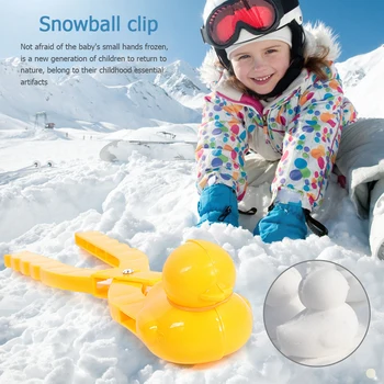 10pcs Zimske snežne Kepe Maker Posnetek Otroci Outdoor Pesek, Sneg Žogo Plesni Igrače Boj Raca Snežaka Posnetek Igrača šport za otroke darila