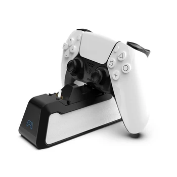 Najnovejši Za PlayStation PS5 Prenosni Krmilnik za Igre Ročaj Moč Polnilnik Postaja Dvojno USB Gamepad Palčko Polnjenje Dock
