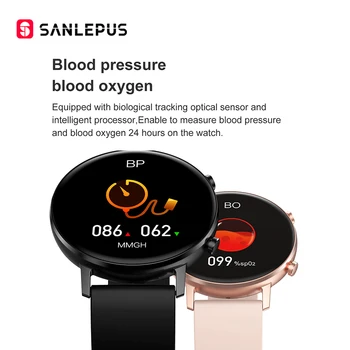 SANLEPUS 2020 NOVE Pametne Watch Fitnes Zapestnica Moški Ženske Smartwatch Šport Srčnega utripa Neprepustna Za Android, Apple Xiaomi