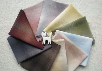 50*70 cm JM gradient, ki Temelji na 10 barv,preje barvanje tkanin Mozaik DIY Posebnost tkanine za krpanje prešite odeje 4pcs/veliko