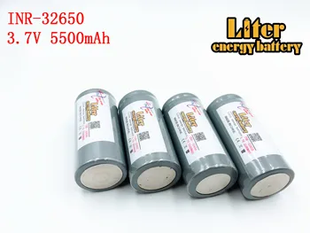 Visoka Zmogljivost 5500mAh 3,7 V 32650 Li-ionska Baterija za Polnjenje z 18A Razrešnice tok za LED Žarometi, Svetilke