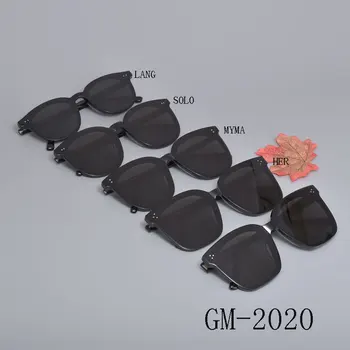 GM 2020 Novo Koreja blagovno Znamko Design NEŽEN sončna Očala Ženske Moški Acetat Polarizirana UV400 Očala za Sonce Ji Dreamer17 Myma Solo Lang