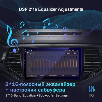 EKIY DSP IP Android10 Avto Multimedijski Predvajalnik, 6 G+128G AutoRadio Stereo Sprejemnik Za Peugeot 307 2004-2013 GPS Navi Wifi Carplay