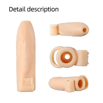 Vibracijska Moški Kondom povečanje Penisa Enlarger Večkratno uporabo Moda Zavezujoče Petelin Obroč Zamudo Penis Rokav Intimnih Spolnih Igrač za Moške