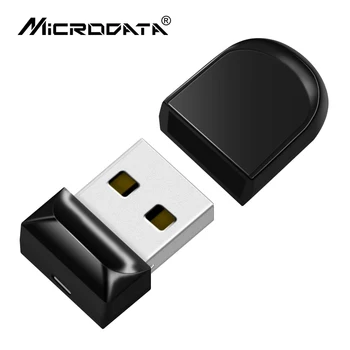 Super Mini majhen USB Flash Drive pero Realno 4GB 8GB 16GB 32GB 64GB Črn Mikro Pero Disk, USB Ključek, Avto pen drive