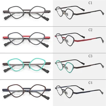 MUZZ očala okvirji za Očala iz Titana Okvir, blagovno Znamko, Design Unisex Recept Očala Okvirji Kratkovidnost Optični Okvirji za Očala E