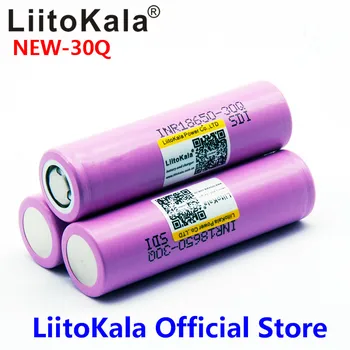 Novo LiitoKala prvotne INR 18650 baterijo 3,7 V 3000mAh INR18650 30Q li-ion Baterije za ponovno Polnjenje