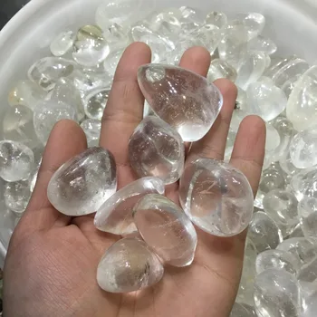 Naravni jasno quartz crystal Padle Kamen Poliran pregleden quartz kamna