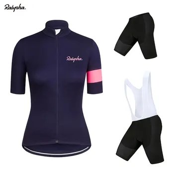 2020 Ralvpha Ženske Kolesarjenje Jersey Set Pro Kolesarski Obleke MTB Oblačila Poletje Kolo Enotno Kolesarski dres ciclismo mujer STRAVA