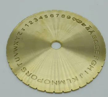 Ping Pismo Ploščo Novo pismo tip pisave izbiranje disk sodobne blok znotraj obroča graviranje stroj 12.2 cm za Graviranje Stroj