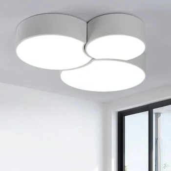 Moderne površine, vgrajena stropna svetilka LED panel Bela/Črna za kopalnico razsvetljavo AC110-240V luminarias par