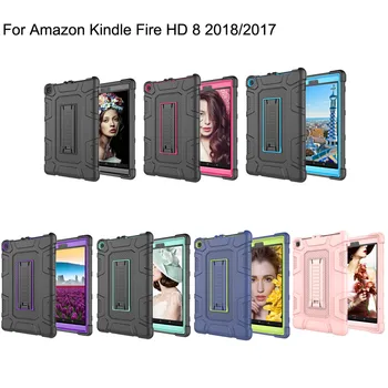 Za Amazon Kindle Fire HD 8 2017/2018 8. Gen Tablični Primeru Shockproof Stojalo Težko Pokrivajo 11.21