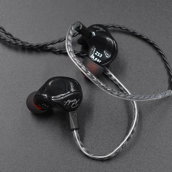 CCA KZ ZS3 Ergonomska Snemljiv Kabel, Slušalke Slušalke V Ušesa za Zvok Spremlja Hrupa Izolacijo Hi-fi Glasbo, Šport Čepkov
