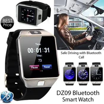 DZ09 Smartwatch Elektronski Bluetooth Smart Watch Digitalni Watch Korak Štetje in Spanja Spremljanje ročno uro