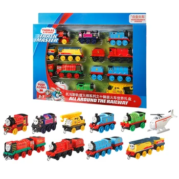 10/vlaki Original Thomas in Prijatelji, Vlaki Diecast 1:24 Zbirka Trackmaster Igrače za Otroke Diecast Brinquedos Fantje Igrače
