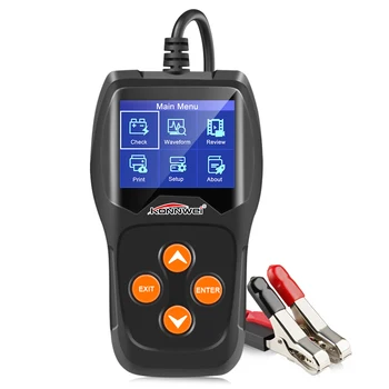 KONNWEI KW600 Akumulator Tester 12V Digitalni Barvni Zaslon Auto Baterije Analyzer 100 do 2000CCA ob zagonu Polnjenje Avto Diagnostiko
