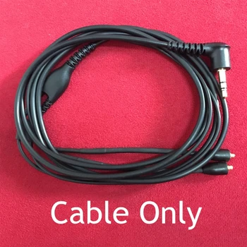 1 Kos Dodatno Kabel ali Rezervni Kabel Za Izolacijo Hrupa Glasbe V Uho Slušalke Univerzalni Fit SE215 kabel