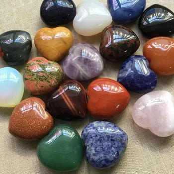 Naravni Kristalni Kamen Ametist Rose Quartz Moonstone Srce poljski Zdravilne meditacije za feng shui dekor quartz mineralov
