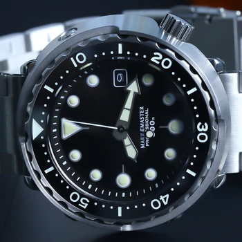 STEELDIVE Undefined Mehanska ura Moških NH35A Sapphire Kristalno Potapljač Watch 300m Vroče Prodaje Samodejno Ure C3 Super Svetlobna