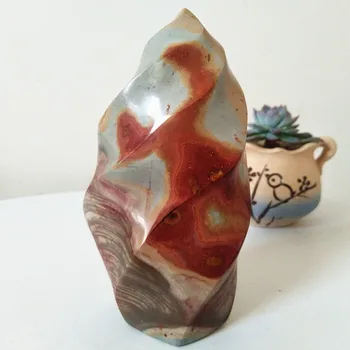 Naravni agate kamen plamen okrašena kamen sladoled feng shui kristalno Zdravilni kamni in kristali