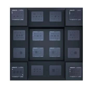 Qianli 3D Šablono za določanje Položaja Universal CPU Kvadratnih Črno Luknjo Šablona za iPhone CPU A7 A8 A9 A7 A10 A11 Modul Reballing