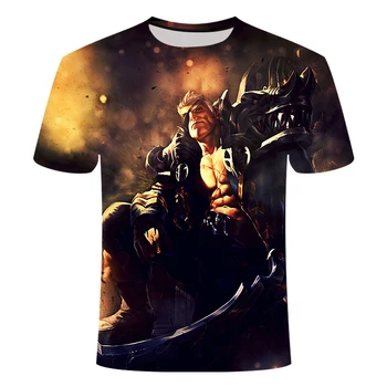 Igra League of Legends 3D natisnjeni t-shirt yasuo zed leesin t shirt priložnostne majice kratek rokav poletne ulične Velikosti XXS-6XL