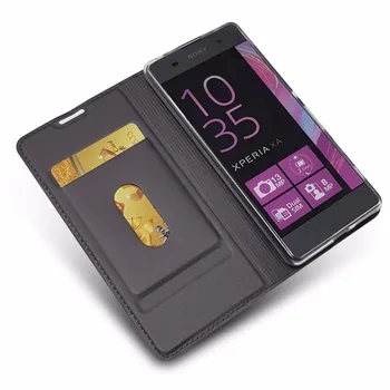 Za Sony Xperia XA1 Plus Primeru Magnetni Zaščitna Knjigo Stati Kože Sony Xperia XA Denarnice Usnja Kritju