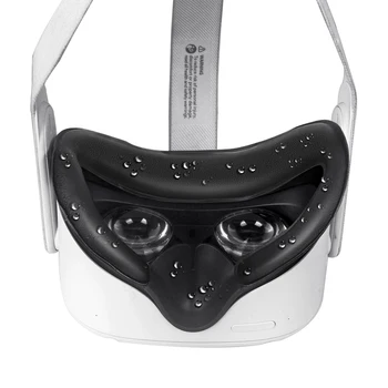 Vroče Prodaje Mehki Silikonski Oči Masko Kritje Pad črno Za Oculus Quest 2 VR Očala Mehko Anti-znoj Silikonski VR Očala Dodatki