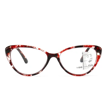 Iboode Smart Zoom Postopno Obravnavi Očala Ženske Anti Modra Svetloba Mačka Oči Presbyopia Daljnovidnost Multifokalna Očala Očala