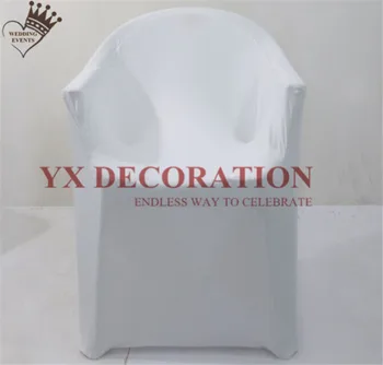 Poceni Lycra Spandex Stol Pokrov So Primerni Za Plastično Roko Stol Slavnostna Poročna Dekoracija Stretch Stol Zajema