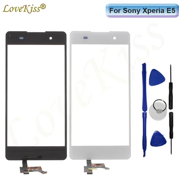 Za Sony E5 Dotik Zaslon Senzor Za Sony Xperia E5 F3311 F3313 zaslon na Dotik LCD Zaslon Računalnike Sprednji Plošči Stekla, Zamenjava