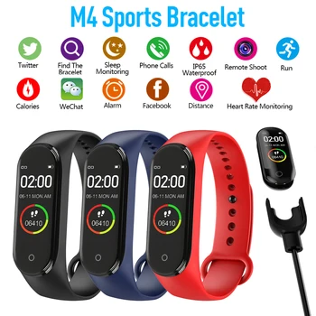 Moški Pametne Ure Bluetooth Srčni Utrip, Krvni Tlak Spanja Tracker Kalorij Pedometer Sporočilo, Opomnik Za Šport Smart Manžeta
