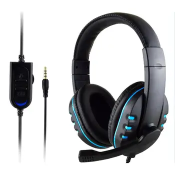 Slušalke 3.5 mm Žično Gaming Slušalke Surround zvok Bas Slušalke Za PS4 Play Station 4 Igre PC Klepet računalnik Z Mikrofonom