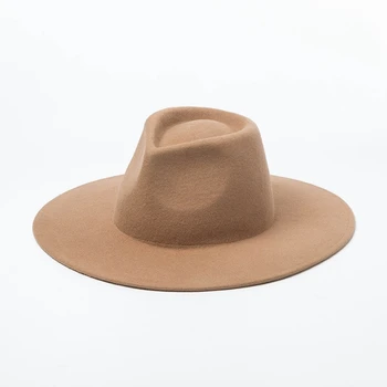 Fedoras Jeseni, pozimi volne skp retro klobuki jazz klobuki za moške in ženske kamele gentleman Angliji panama cap Europe