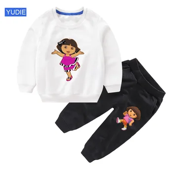 Otroci Sweatshirts Moda dekleta Hooded oblačila Majica Baby Toddler Dekleta Plašč Otroci Oblačila Fantje Priložnostne Tees Šport t-shirt