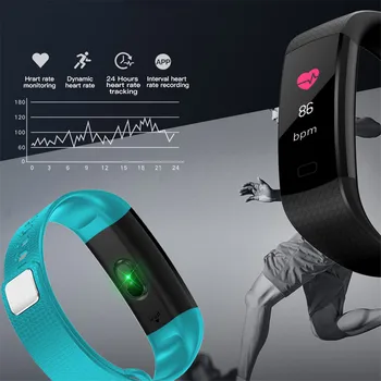 MODOSON Bluetooth Smart Band Y5 Srčnega utripa Zapestnica Fitnes Tracker Pazi Za Samsung Huawei Xiaomi mi 3 LG Apple iphone