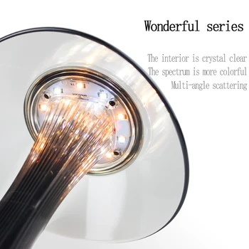 Kristal zaščite oči Tabela lučka za polnjenje po vmesniku USB Zatemniti LED pregledne ustvarjalne Postelji Lučka za Branje Namizno Svetilko Knjižnica Dekor