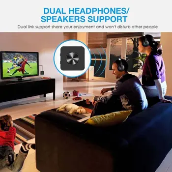 Bluetooth 5.0 Oddajnik Sprejemnik 2 v 1 Brezžični APTX HD Nizke Latence A2DP Glasbe Optični SPDIF Aux RCA 3.5 mm Stereo Audio (Stereo zvok Prilagoditi